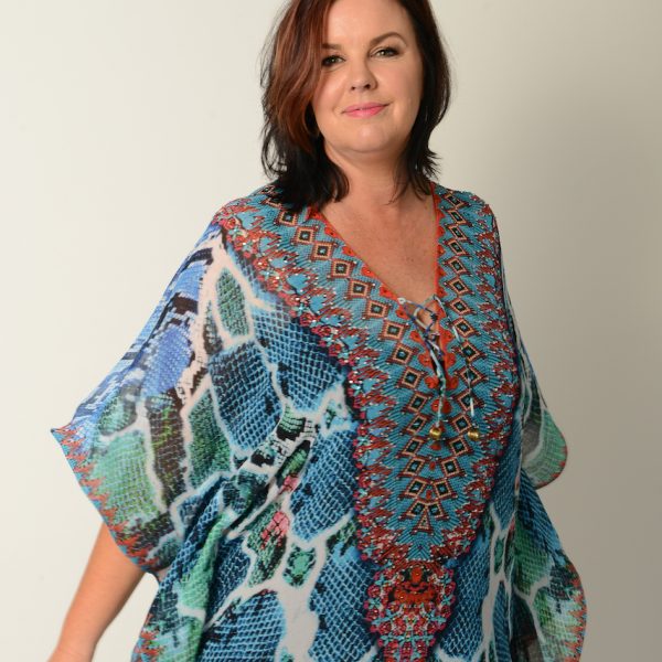SAPPHIRE SERPENT KAFTAN