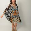 Animal print kaftan Australia