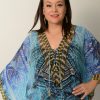 Bohemian print kaftan