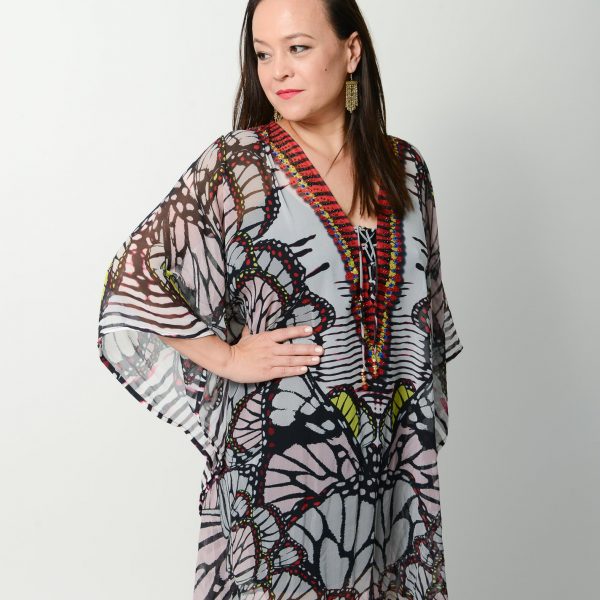 Butterfly kaftan pattern