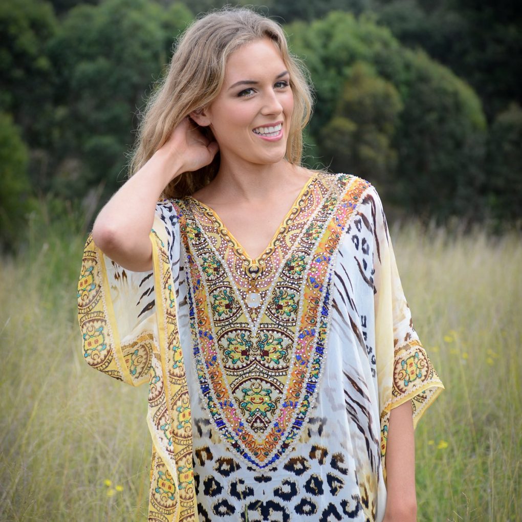 Cheetah Goddess Kaftan