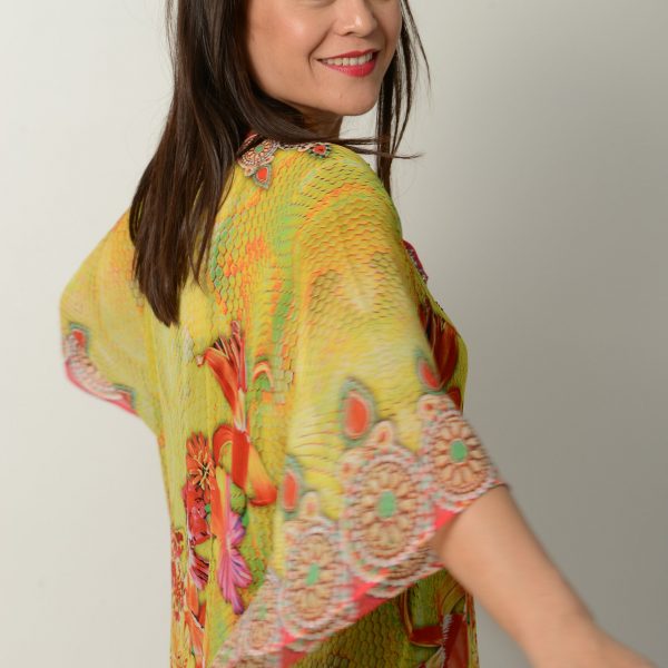 Oriental Floral Kaftan