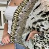 leopard print beach cover up
