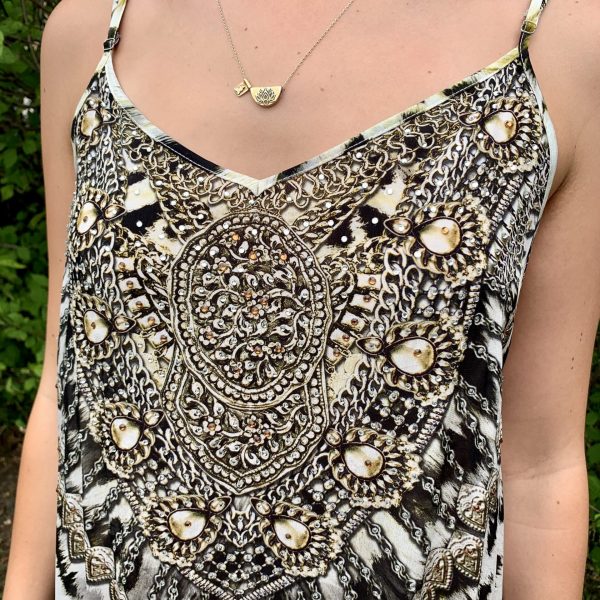 print maxi dress