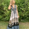 snow leopard print dress