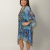Turquoise kaftan dress