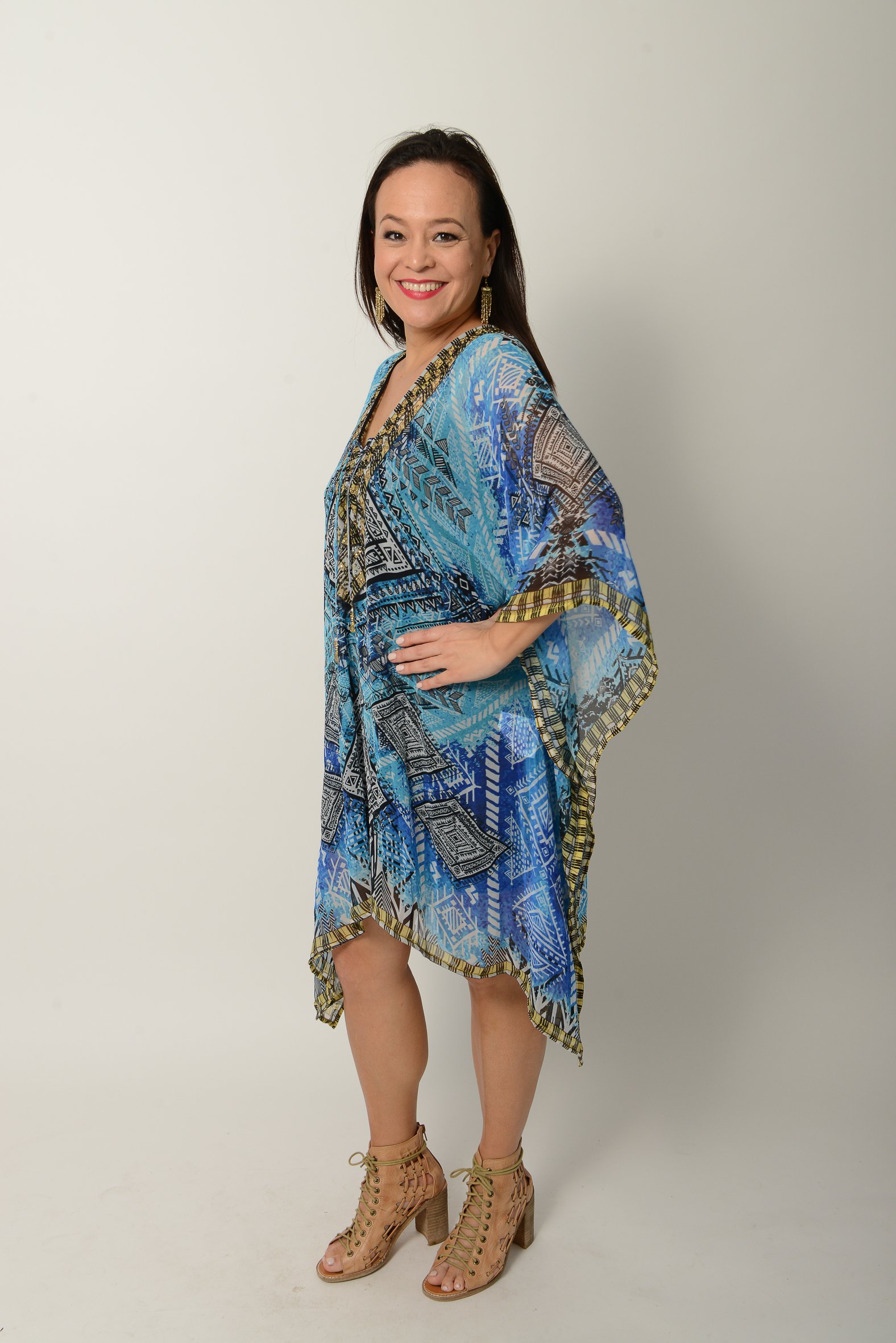 kaftan maxi dress
