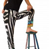 zebra pattern pants