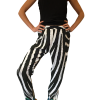 zebra print pants womens