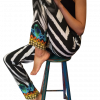 zebra striped pants